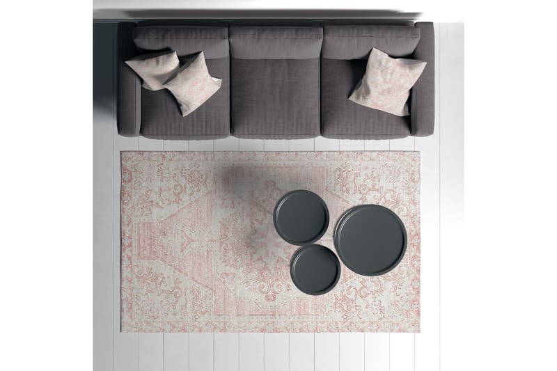 Bomullsmatta Nilam 160x230 Rektangulär - Creme - Textil & mattor - Matta - Modern matta - Bomullsmatta