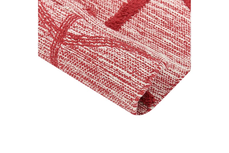Bomullsmatta Notton 160x230 cm - Röd - Textil & mattor - Matta - Modern matta - Bomullsmatta