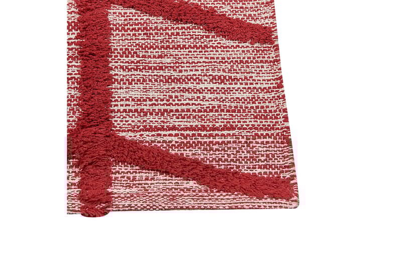 Bomullsmatta Notton 160x230 cm - Röd - Textil & mattor - Matta - Modern matta - Bomullsmatta