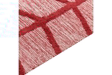 Bomullsmatta Notton 80x150 cm - Röd - Textil & mattor - Matta - Modern matta - Bomullsmatta