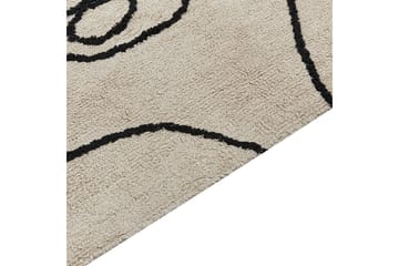 Bomullsmatta Nuru 160x230 cm - Beige - Textil & mattor - Matta - Modern matta - Bomullsmatta