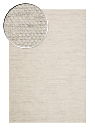 Visby Bomullsmatta 200x300 cm Rektangulär - Creme - Textil & mattor - Matta - Modern matta - Bomullsmatta