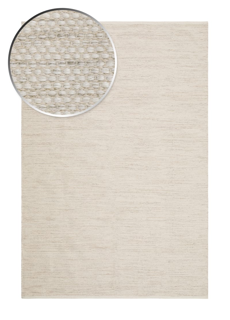 Visby Bomullsmatta 200x300 cm Rektangulär - Creme - Textil & mattor - Matta - Modern matta - Bomullsmatta