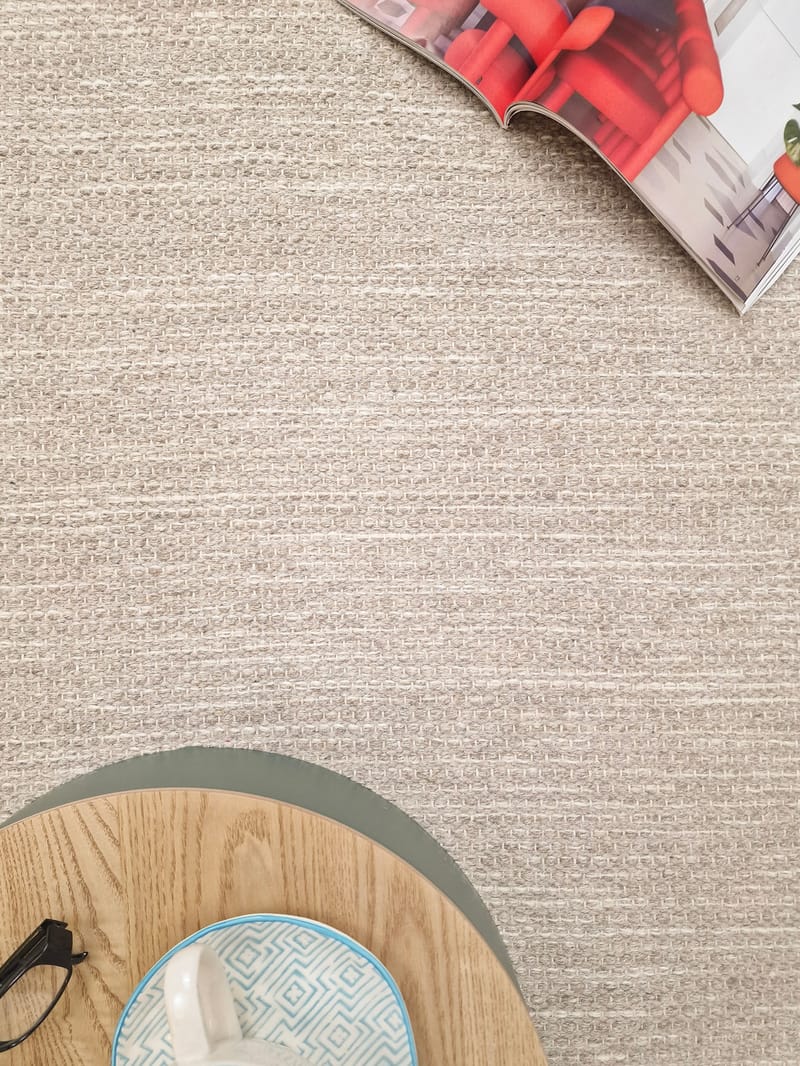 Visby Bomullsmatta 200x300 cm Rektangulär - Linne - Textil & mattor - Matta - Modern matta - Bomullsmatta