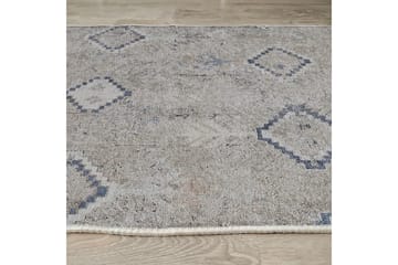 Sabrina Bomullsmatta 100x300 cm Rektangulär - Grå - Textil & mattor - Matta - Modern matta - Bomullsmatta