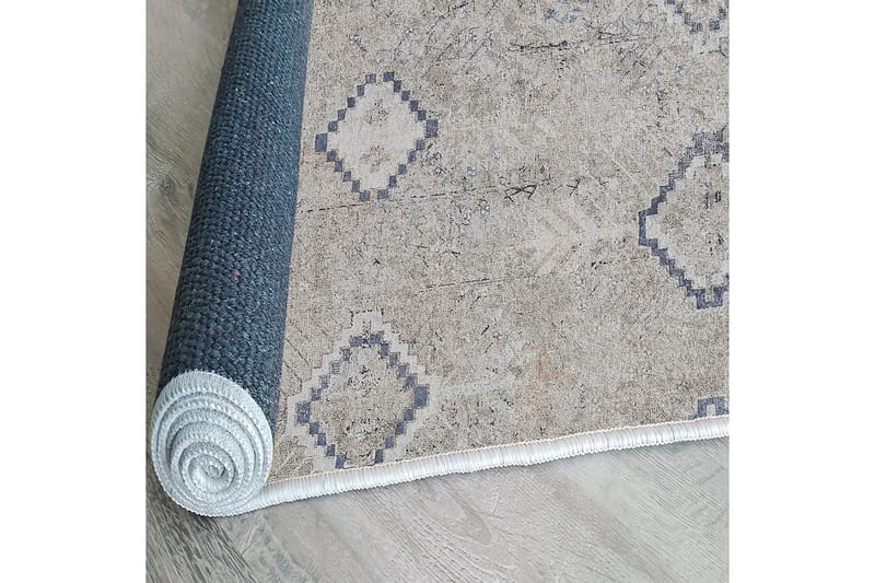 Sabrina Bomullsmatta 100x300 cm Rektangulär - Grå - Textil & mattor - Matta - Modern matta - Bomullsmatta