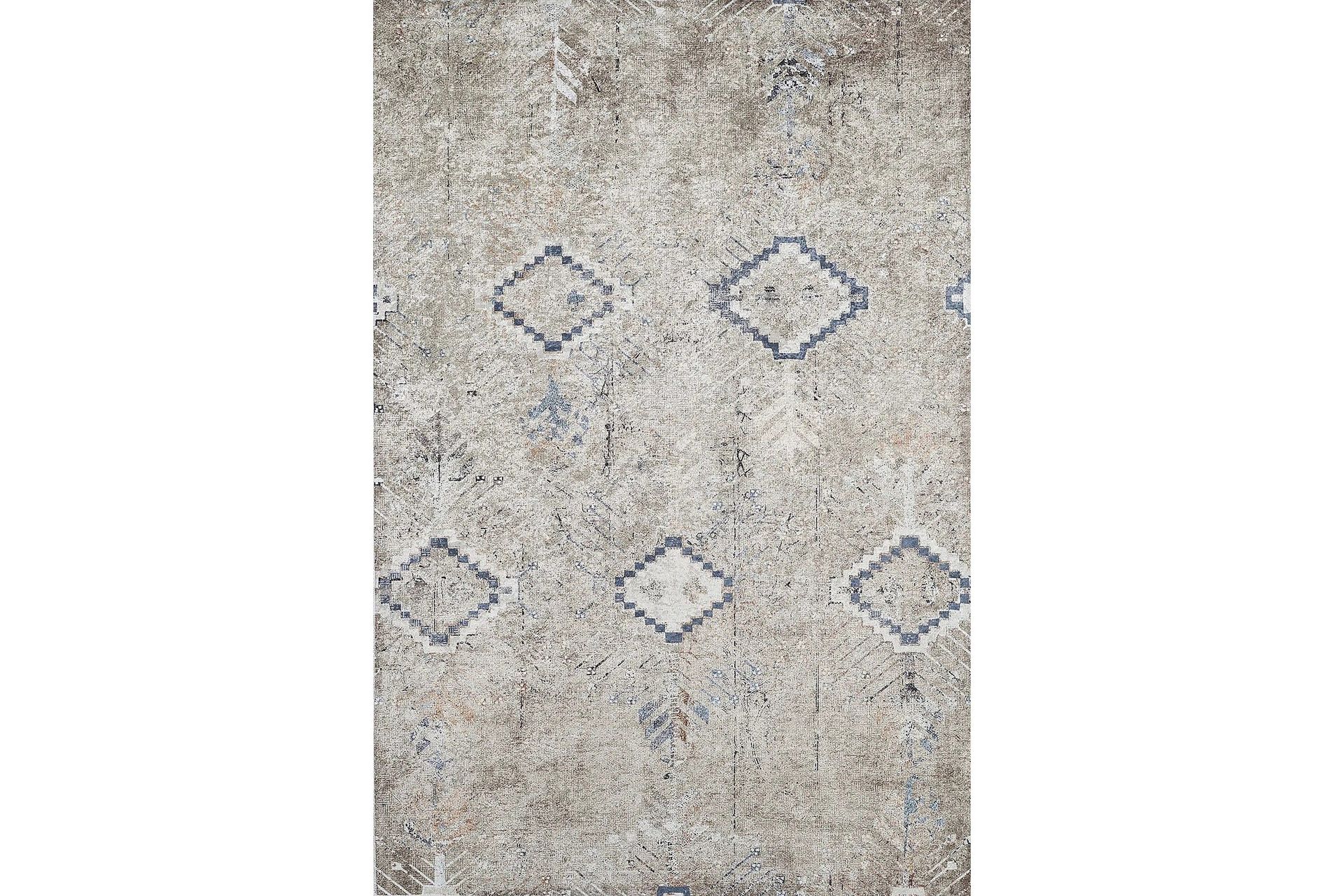 Sabrina Bomullsmatta 100x300 cm Rektangul&auml;r - Gr&aring;