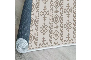 Ennoxeon Bomullsmatta 100x300 cm Rektangulär - Vit - Textil & mattor - Matta - Modern matta - Bomullsmatta