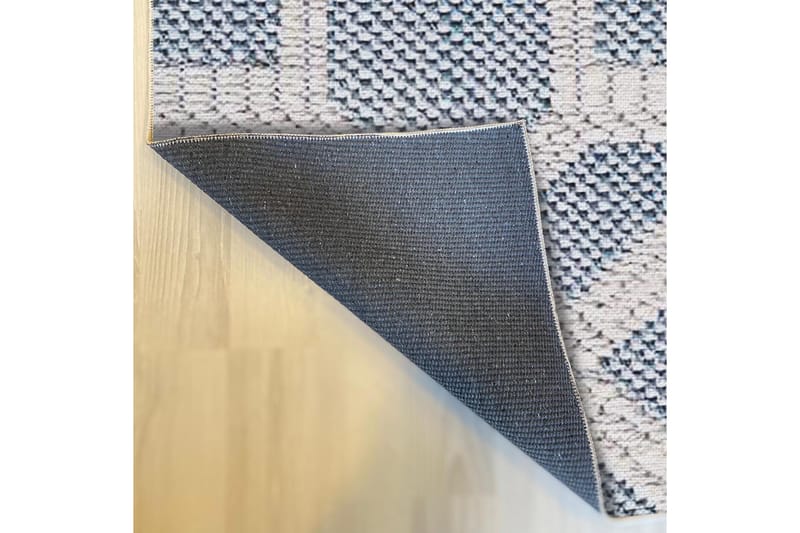 Bomullsmatta Sante 140x220 Rektangulär - Blå - Textil & mattor - Matta - Modern matta - Bomullsmatta