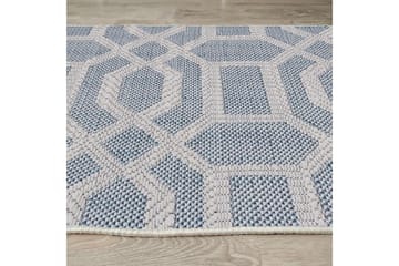 Bomullsmatta Sante 80x200 Rektangulär - Blå - Textil & mattor - Matta - Modern matta - Bomullsmatta