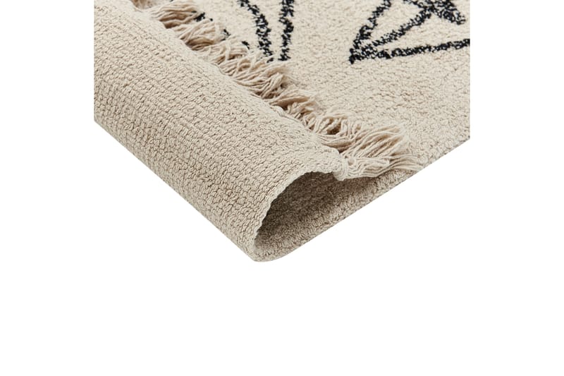 Bomullsmatta Sazli 160x230 cm - Beige - Textil & mattor - Matta - Modern matta - Bomullsmatta