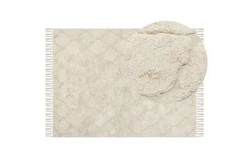 Bomullsmatta Silchar 140x200 cm - Beige - Textil & mattor - Matta - Modern matta - Bomullsmatta