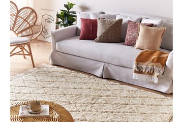 Bomullsmatta Silchar 160x230 cm - Beige - Textil & mattor - Matta - Modern matta - Bomullsmatta