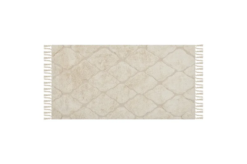 Bomullsmatta Silchar 80x150 cm, Beige