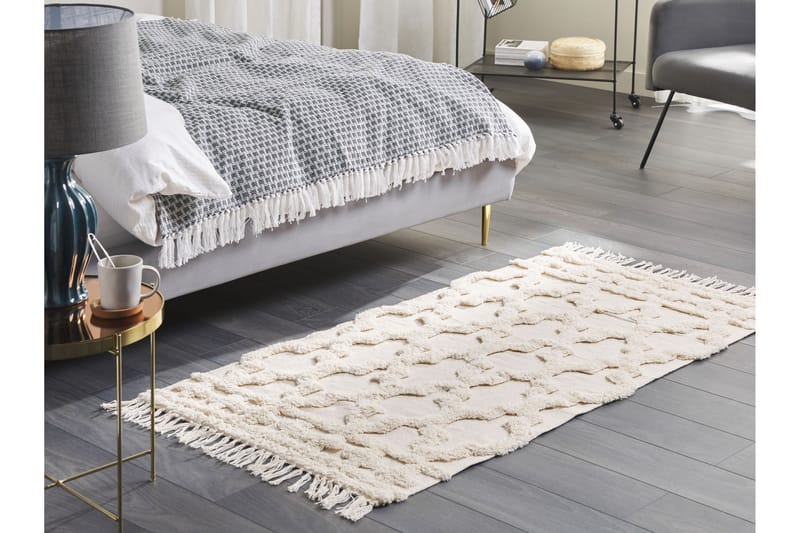 Bomullsmatta Suluova 80x150 cm - Beige - Textil & mattor - Matta - Modern matta - Bomullsmatta
