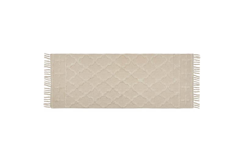 Bomullsmatta Tozlu 80x230 cm - Beige - Textil & mattor - Matta - Modern matta - Bomullsmatta