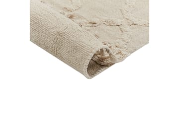 Bomullsmatta Tozlu 80x230 cm - Beige - Textil & mattor - Matta - Modern matta - Bomullsmatta