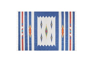 Bomullsmatta Varser 200x300 cm - Blå - Textil & mattor - Matta - Modern matta - Bomullsmatta