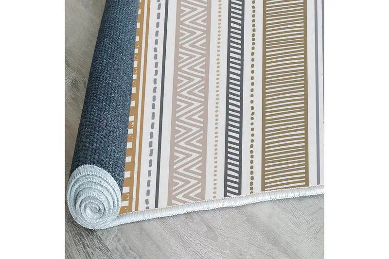 Idaburn Bomullsmatta 100x300 cm Rektangulär - Vit - Textil & mattor - Matta - Modern matta - Bomullsmatta