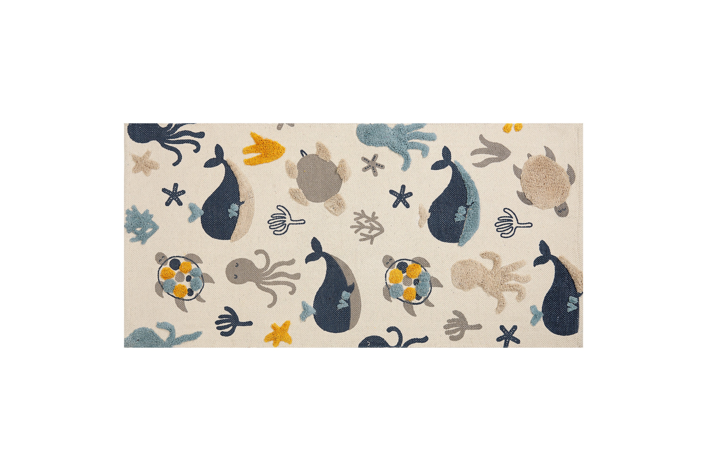 bomullsmatta porsea 80x150 cm - beige