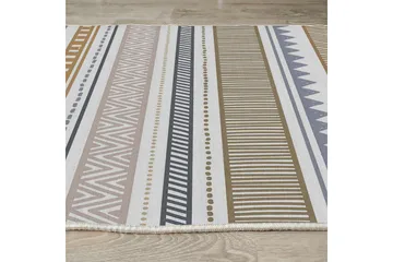 Idaburn Bomullsmatta 100x300 cm Rektangulär - Vit - Textil & mattor - Matta - Modern matta - Bomullsmatta