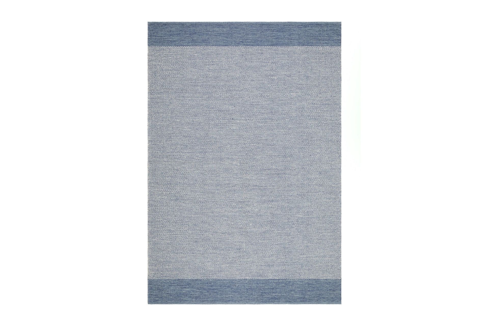 Alva Bomullsmatta 160x230 cm Rektangul&auml;r - Bl&aring;