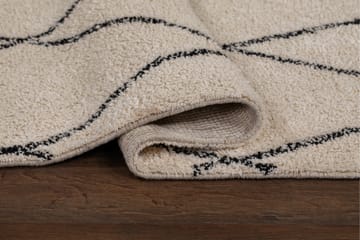 Bomullsmatta Berber Sevilla 160x230 cm - Vit/svart - Textil & mattor - Matta - Modern matta - Bomullsmatta