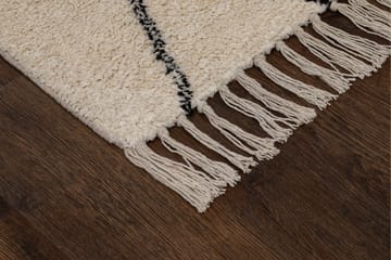 Bomullsmatta Berber Sevilla 160x230 cm - Vit/svart - Textil & mattor - Matta - Modern matta - Bomullsmatta