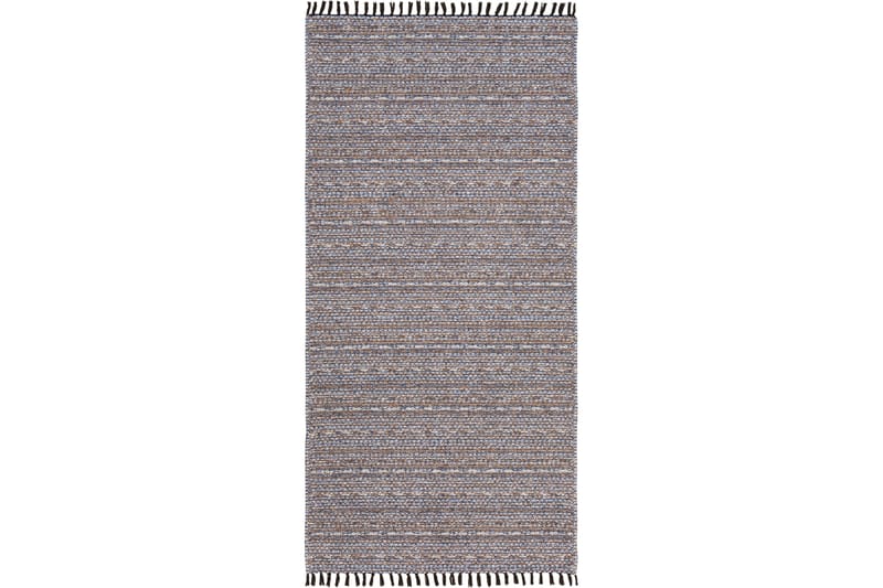 Bomullsmatta Cotton Tova 70x150 cm Blå - Horredsmattan - Bomullsmatta