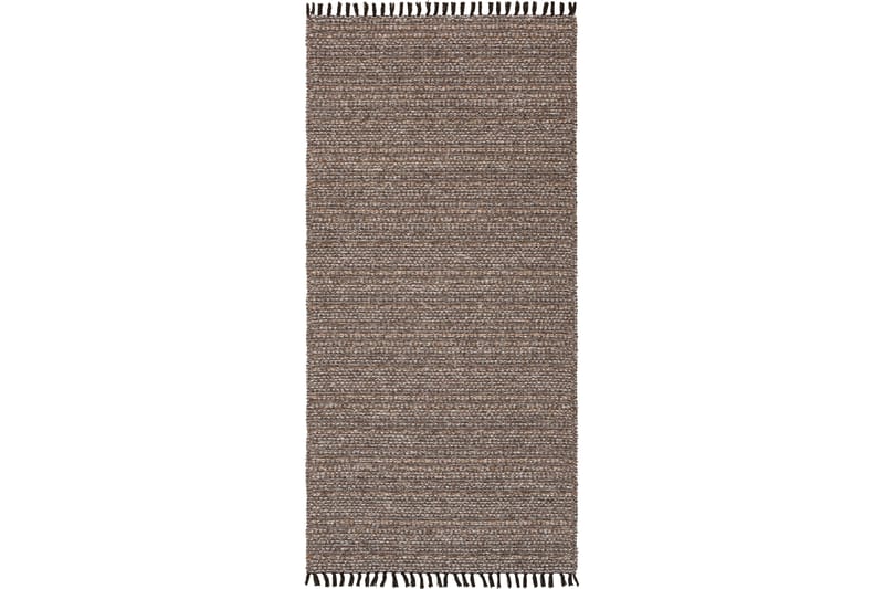 Bomullsmatta Cotton Tova 70x150 cm Mörkbrun - Horredsmattan - Textil & mattor - Matta - Modern matta - Bomullsmatta