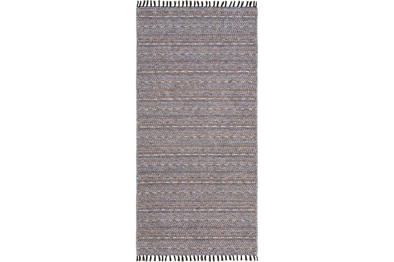 Bomullsmatta Cotton Tova 70x250 cm Blå - Horredsmattan - Textil & mattor - Matta - Modern matta - Bomullsmatta