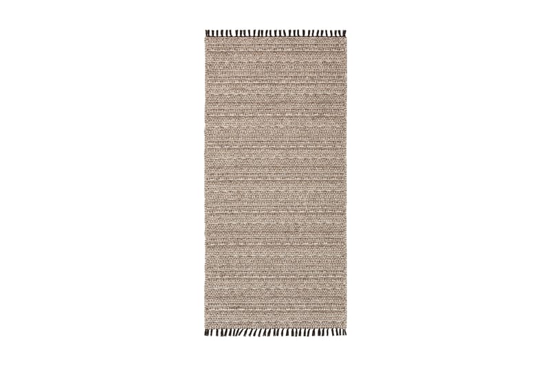Bomullsmatta Cotton Tova 70x300 cm Ljusbrun - Horredsmattan - Bomullsmatta