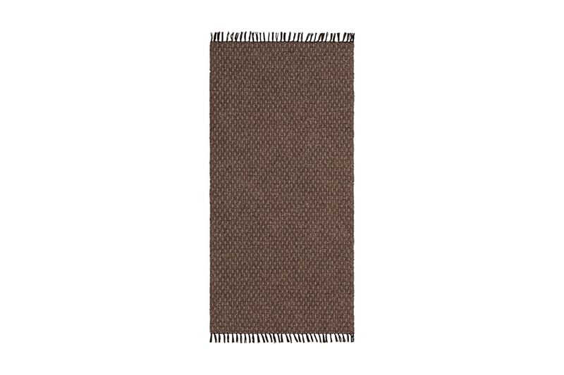 Bomullsmatta Julie 70x300 cm Mörkbrun - Horredsmattan - Textil & mattor - Matta - Modern matta - Bomullsmatta
