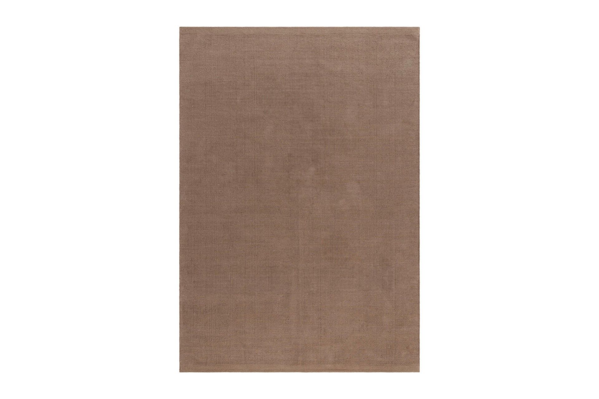 Hemse Bomullsmatta 160x230 cm - M&ouml;rkbeige