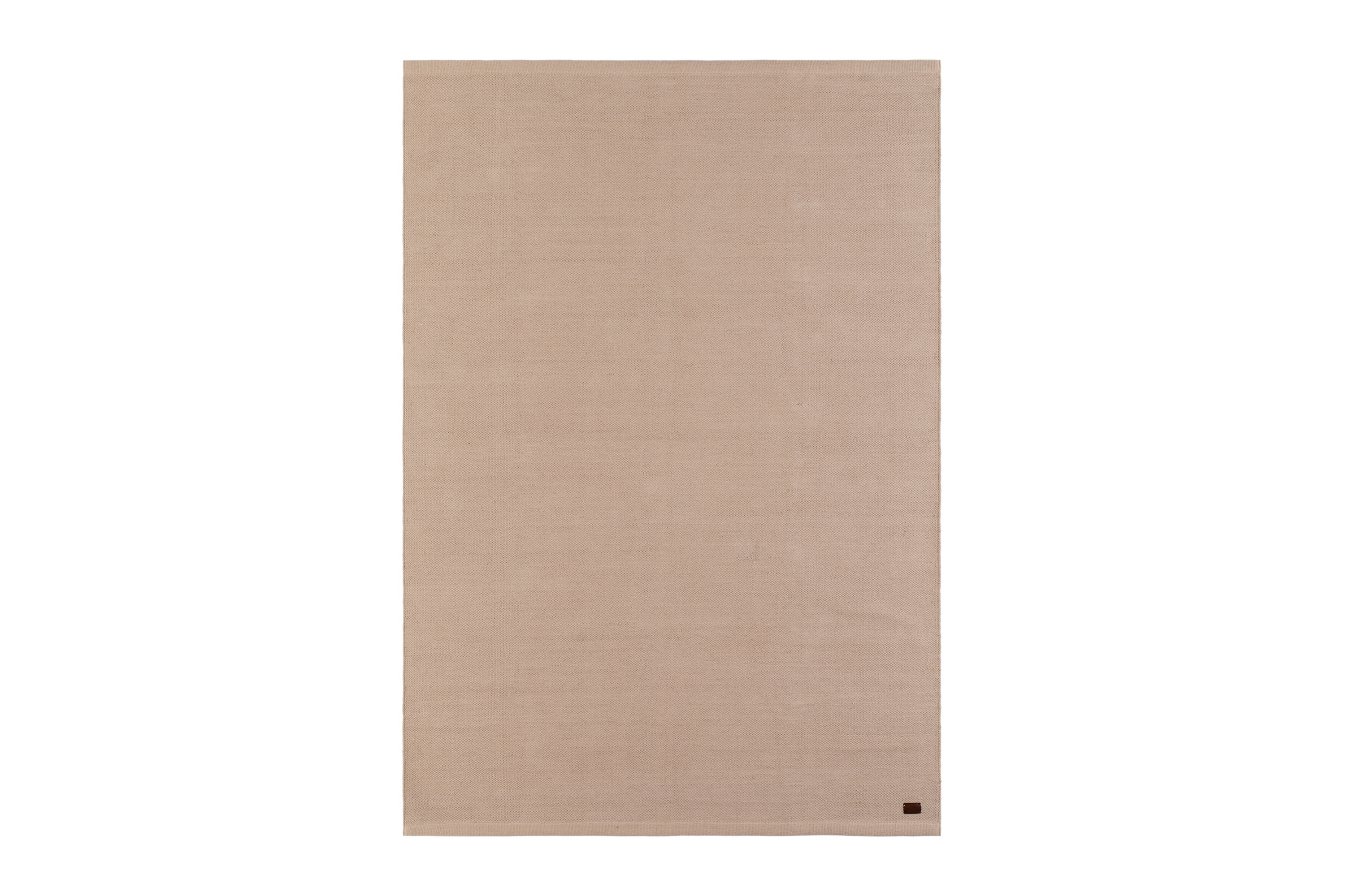 hemsero bomullsmatta 140x200 cm - ljus linnebrun