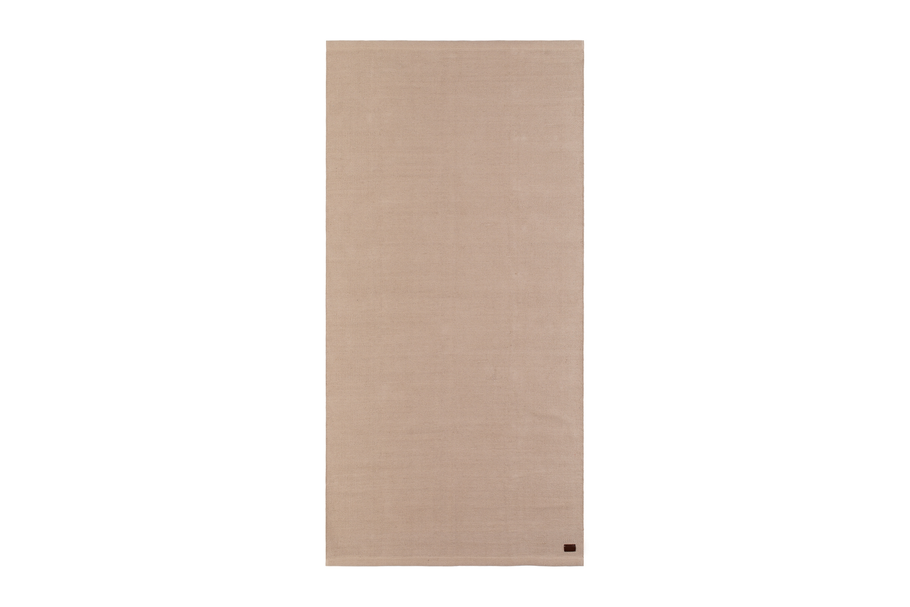 Hemsero Bomullsmatta 75x150 cm Ljus Linnebrun
