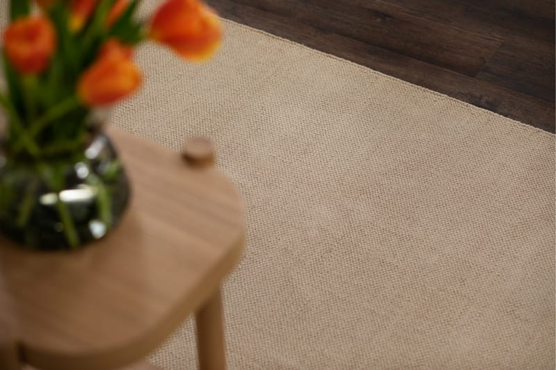 Hemsero Bomullsmatta 75x250 cm - Ljus Linnebrun - Textil & mattor - Matta - Modern matta - Bomullsmatta