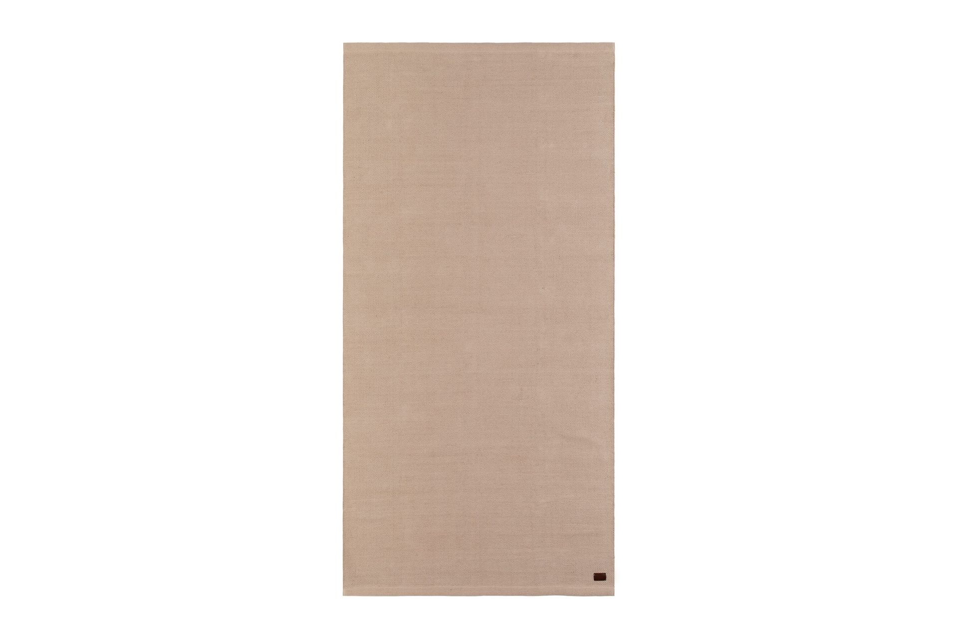 Hemsero Bomullsmatta 75x250 cm - Ljus Linnebrun