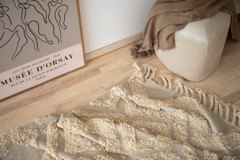 Hilma Bomullsmatta 250x80 cm - Offwhite - Textil & mattor - Matta - Modern matta - Bomullsmatta