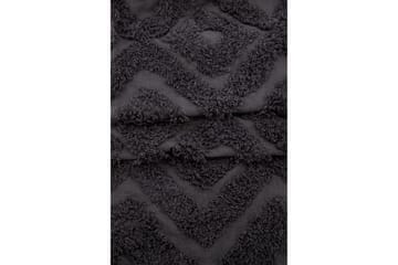 Hilma Bomullsmatta Rektangulär 200x300 cm - Mörkgrå - Textil & mattor - Matta - Modern matta - Bomullsmatta