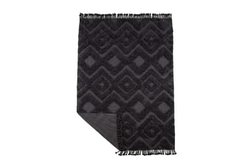 Hilma Bomullsmatta Rektangulär 200x300 cm - Mörkgrå - Textil & mattor - Matta - Modern matta - Bomullsmatta