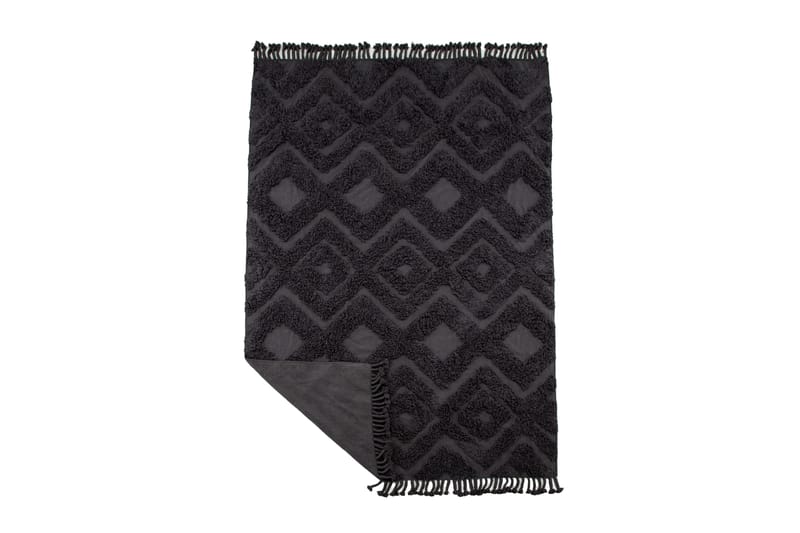 Hilma Bomullsmatta Rektangulär 200x300 cm - Mörkgrå - Textil & mattor - Matta - Modern matta - Bomullsmatta