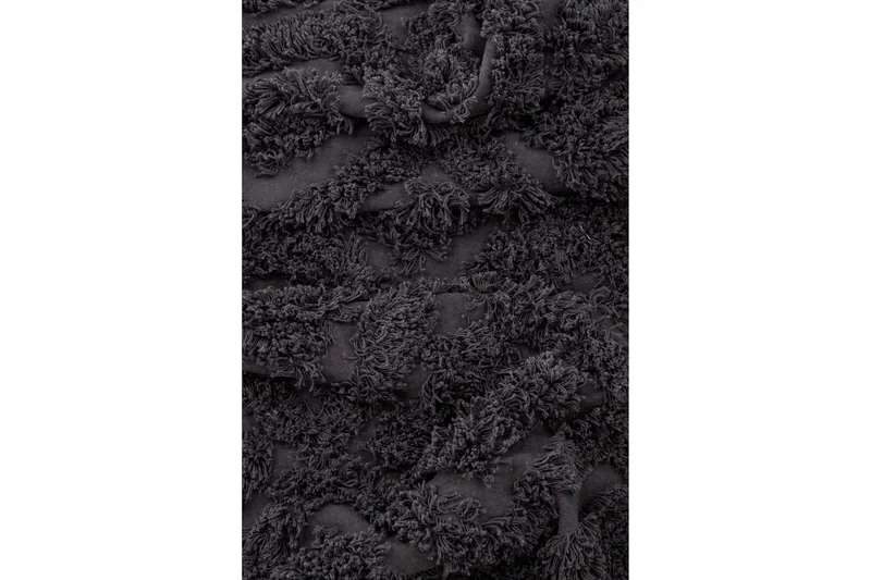 Hilma Bomullsmatta Rektangulär 70x200 cm - Mörkgrå - Textil & mattor - Matta - Modern matta - Bomullsmatta