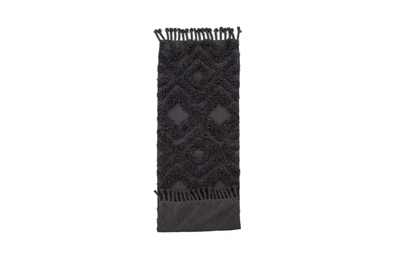 Hilma Bomullsmatta Rektangulär 70x200 cm - Mörkgrå - Textil & mattor - Matta - Modern matta - Bomullsmatta