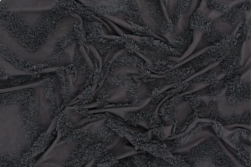 Hilma Bomullsmatta Rund 200 cm - Mörkgrå - Textil & mattor - Matta - Modern matta - Bomullsmatta