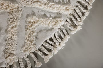 Hilma Bomullsmatta Rund 200 cm - Vit - Textil & mattor - Matta - Modern matta - Bomullsmatta