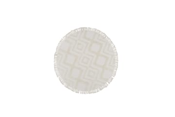 Hilma Bomullsmatta Rund 200 cm - Vit - Textil & mattor - Matta - Modern matta - Bomullsmatta