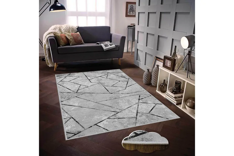 Homefesto Matta 180x280 cm - Multifärgad - Textil & mattor - Matta - Modern matta - Bomullsmatta