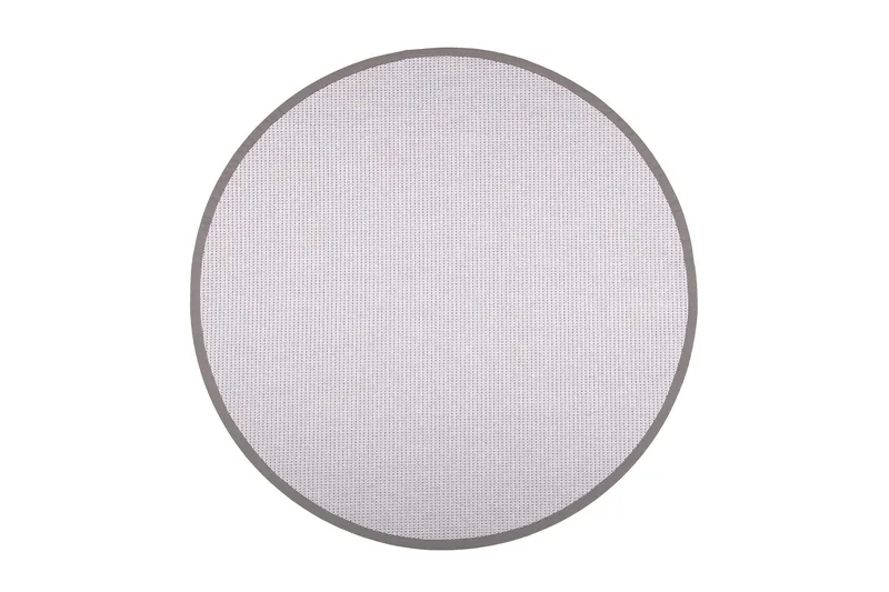 Lyyra2 Matta Rund 160 cm Ljusgrå - Vm Carpet - Textil & mattor - Matta - Modern matta - Bomullsmatta