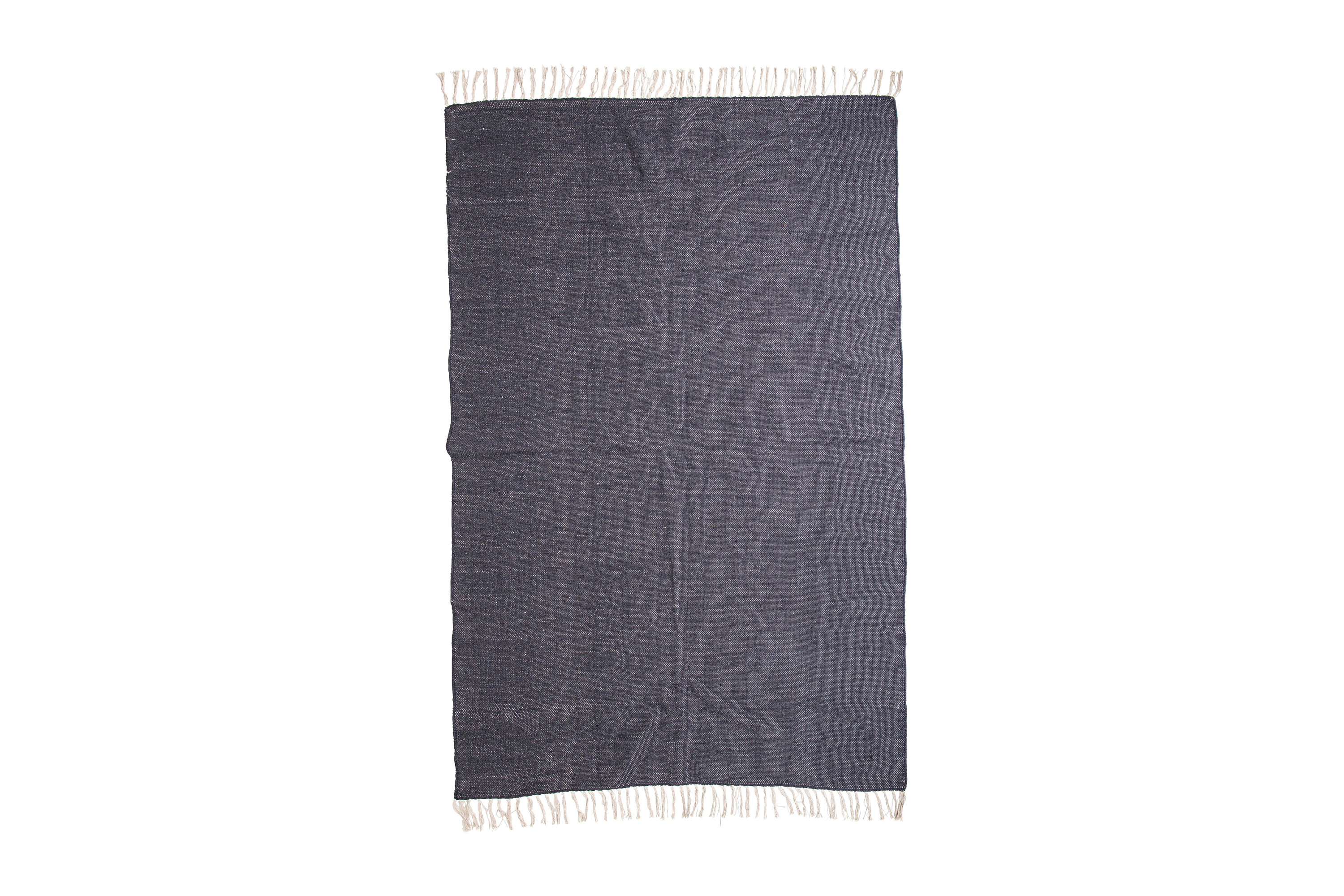 Panipat Bomullsmatta 170x240 cm Mörkgrå